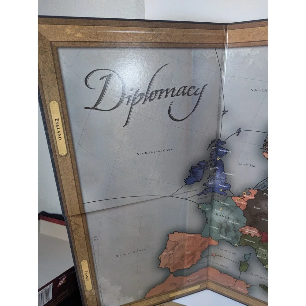 Diplomacy Board Game by Avalon Hill  50th Anniversary Wizards 2008 Complete